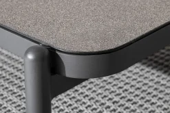 New Bizzotto TAVOLINO IN ALLUMINIO ANTRACITE WG21 - FLORENCIA