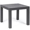 New Bizzotto TAVOLINO IN ALLUMINIO ANTRACITE JX55 - KLEDI