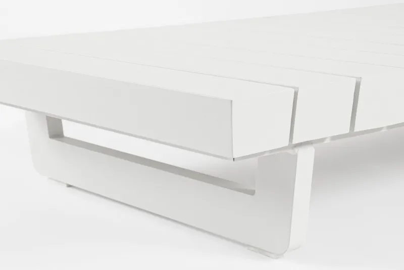 Discount Bizzotto TAVOLINO IN ALLUMINIO BIANCO WG20 - INFINITY