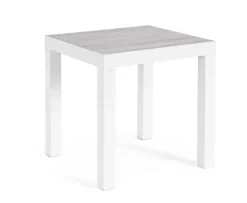 Hot Bizzotto TAVOLINO IN ALLUMINIO BIANCO JX11 - KLEDI