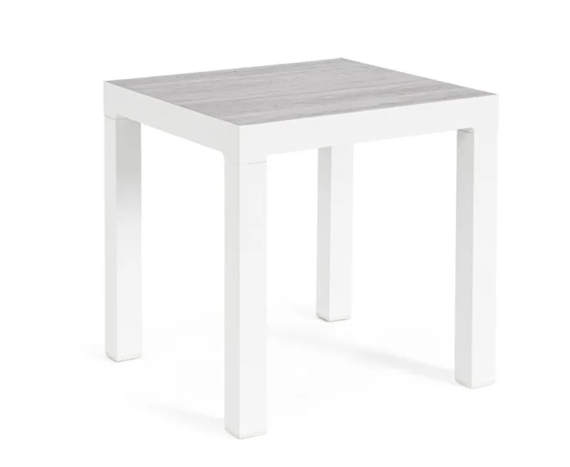 Hot Bizzotto TAVOLINO IN ALLUMINIO BIANCO JX11 - KLEDI