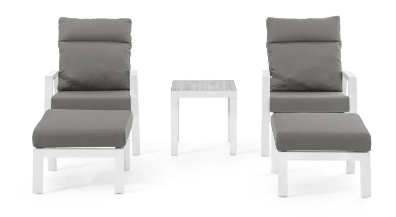 Hot Bizzotto TAVOLINO IN ALLUMINIO BIANCO JX11 - KLEDI