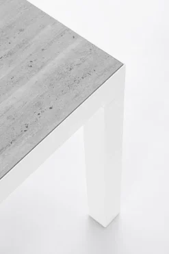Hot Bizzotto TAVOLINO IN ALLUMINIO BIANCO JX11 - KLEDI