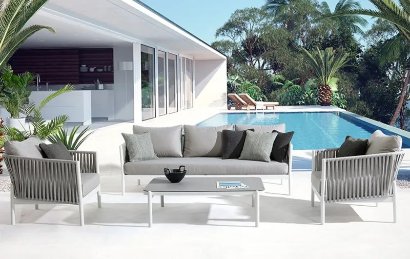 Sale Bizzotto TAVOLINO IN ALLUMINIO BIANCO WG20 - FLORENCIA