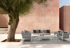 Sale Bizzotto TAVOLINO IN ALLUMINIO BIANCO WG20 - FLORENCIA