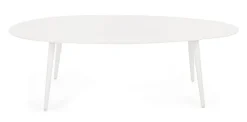 Discount Bizzotto TAVOLINO IN ALLUMINIO BIANCO YK11 - RIDLEY