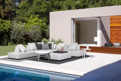 Discount Bizzotto TAVOLINO IN ALLUMINIO BIANCO YK11 - RIDLEY