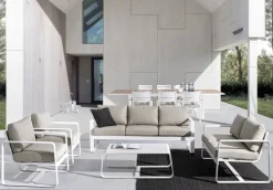 Discount Bizzotto TAVOLINO IN ALLUMINIO BIANCO YK11 - MERRIGAN