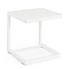 Outlet Bizzotto TAVOLINO IN ALLUMINIO BIANCO CX21 - KONNOR