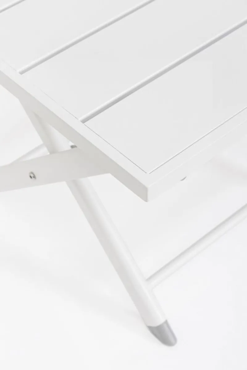 Best Bizzotto TAVOLINO IN ALLUMINIO BIANCO - TAYLOR