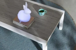 Clearance Bizzotto TAVOLINO IN ALLUMINIO BIANCO JX11 - KLEDI