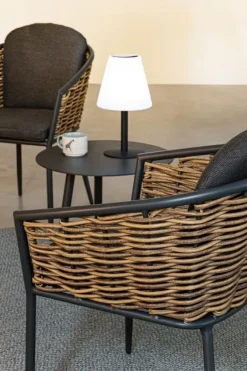 Bizzotto TAVOLINO IN ALLUMINIO D50 ANTRACITE YK13 - RIDLEY