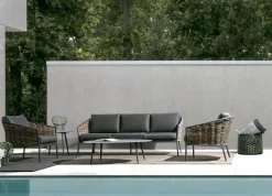 Bizzotto TAVOLINO IN ALLUMINIO D50 ANTRACITE YK13 - RIDLEY