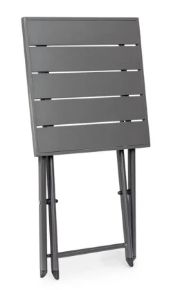 New Bizzotto TAVOLINO IN ALLUMINIO GIRGIO SCURO - TAYLOR