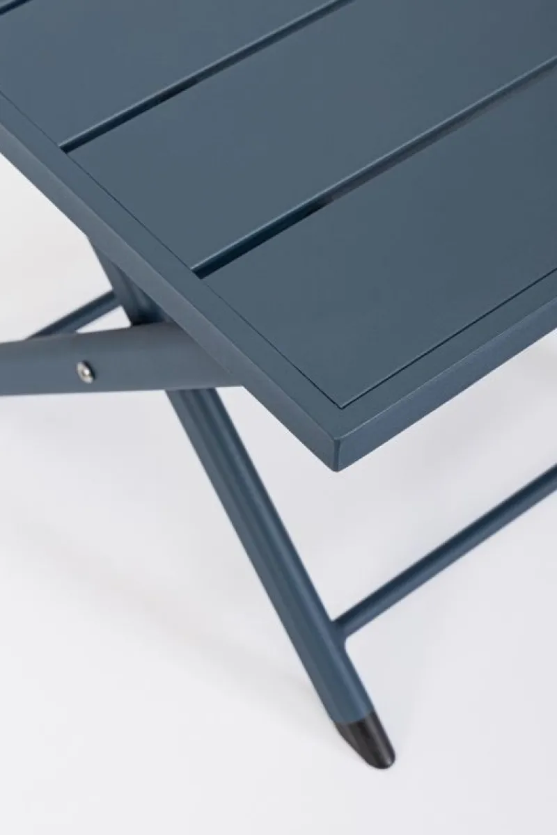Clearance Bizzotto TAVOLINO IN ALLUMINIO NAVY - TAYLOR