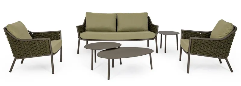 Discount Bizzotto TAVOLINO IN ALLUMINIO OLIV QS24 - SPARKY