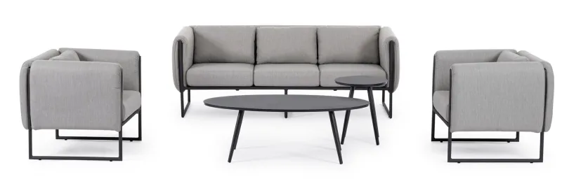 Hot Bizzotto TAVOLINO IN ALLUMINIO 119X58 - SPACE