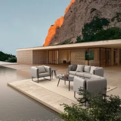 Hot Bizzotto TAVOLINO IN ALLUMINIO 119X58 - SPACE