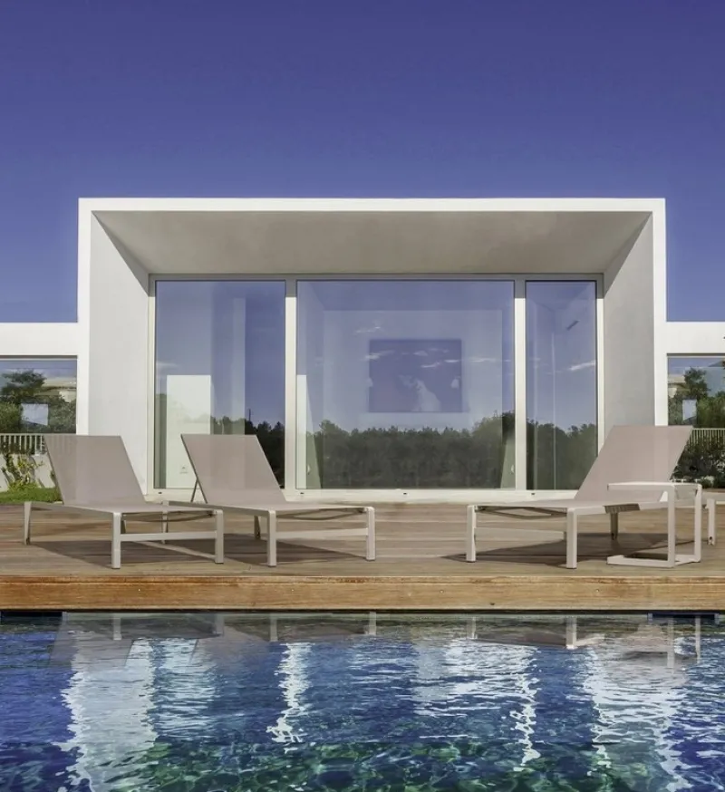 Clearance Bizzotto TAVOLINO IN ALLUMINIO 40X40 - KONNOR RASTIN