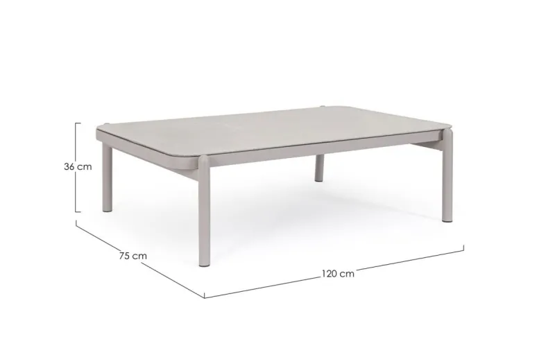 Clearance Bizzotto TAVOLINO IN CORDA MOON WG24 - FLORENCIA