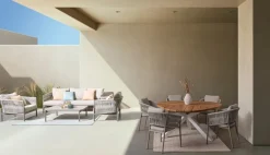 Clearance Bizzotto TAVOLINO IN CORDA MOON WG24 - FLORENCIA