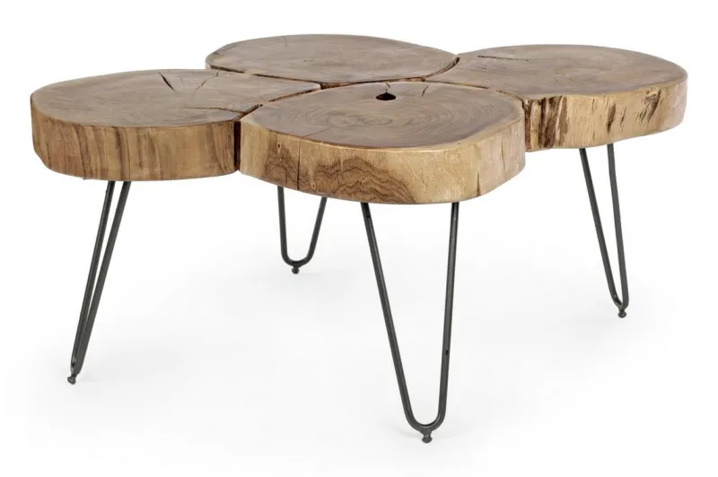 Outlet Bizzotto TAVOLINO IN LEGNO - ORBITAL