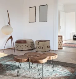 Outlet Bizzotto TAVOLINO IN LEGNO - ORBITAL