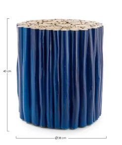 Best Bizzotto TAVOLINO IN LEGNO BLU- GUADALUPE