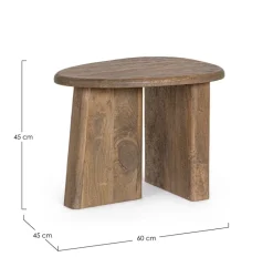 Best Bizzotto TAVOLINO IN LEGNO BROWN - ZACATECAS