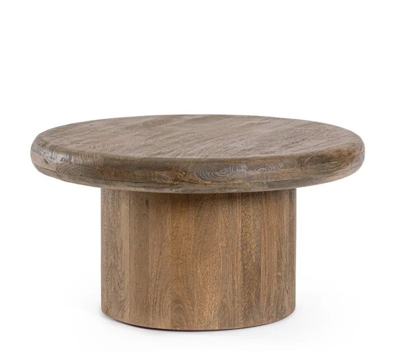 Outlet Bizzotto TAVOLINO IN LEGNO BROWN D75 - LOPEZ