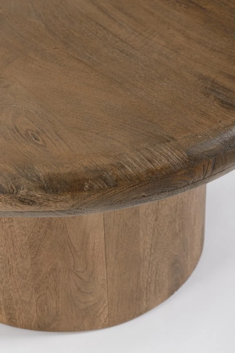 Outlet Bizzotto TAVOLINO IN LEGNO BROWN D75 - LOPEZ