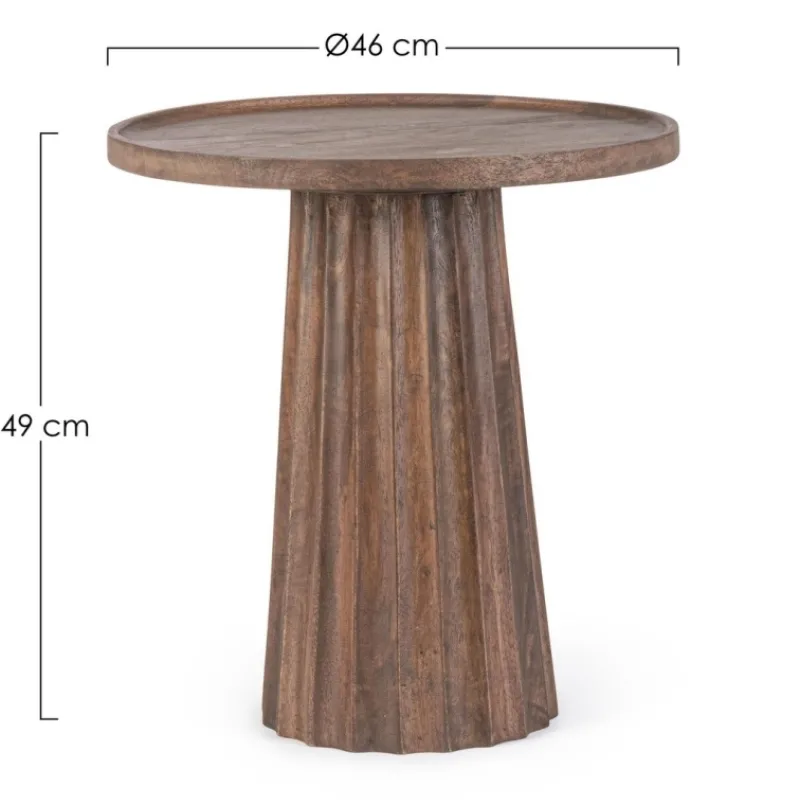 Outlet Bizzotto TAVOLINO IN LEGNO D46 - ORISSA