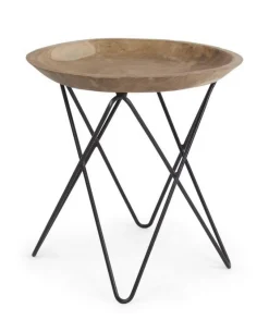 Sale Bizzotto TAVOLINO IN LEGNO D50 - ZAHIRA