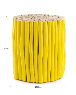 Best Bizzotto TAVOLINO IN LEGNO GIALLO- GUADALUPE
