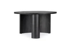 Best Bizzotto TAVOLINO IN LEGNO NERO D80 - ORISSA