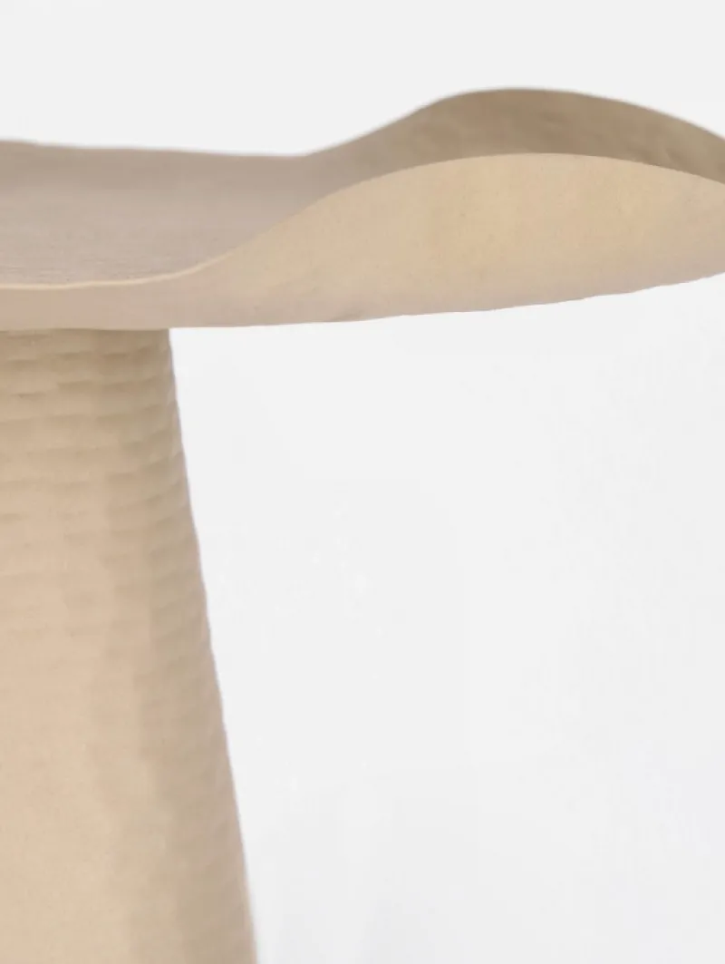 Best Bizzotto TAVOLINO IN METALLO BEIGE - LALITA