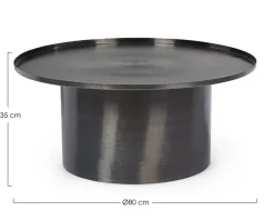 Sale Bizzotto TAVOLINO IN METALLO D80 - KALPITA