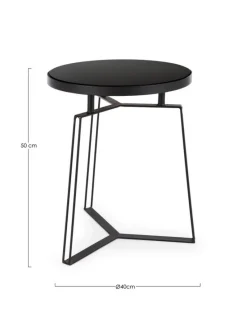 Best Bizzotto TAVOLINO IN METALLO D40 - ZAIRA