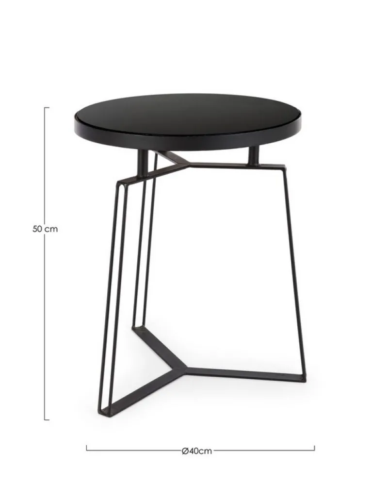 Best Bizzotto TAVOLINO IN METALLO D40 - ZAIRA