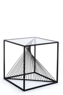 Sale Bizzotto TAVOLINO IN METALLO 48X48 - ESPIRAL
