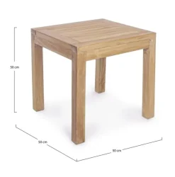 Sale Bizzotto TAVOLINO IN TEAK - QUADRO