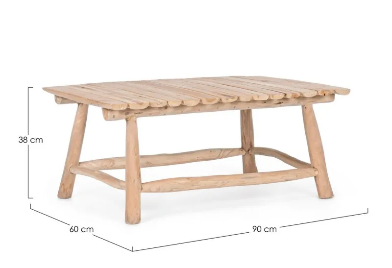 Outlet Bizzotto TAVOLINO IN TEAK - SAHEL