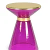 Outlet Bizzotto TAVOLINO IN VETRO LILIAC D36 - MERIEL
