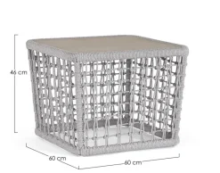 Best Bizzotto TAVOLINO KOLLAR 60X60 ARTIC