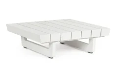 Outlet Bizzotto TAVOLINO MODULARE IN ALLUMINIO BIANCO WG20 - INFINITY