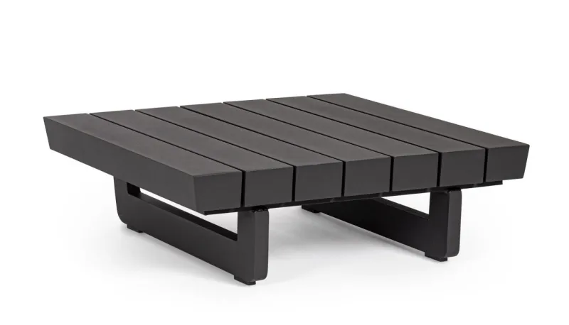 Discount Bizzotto TAVOLINO MODULARE IN ALLUMINIO ANTRACITE WG21 - INFINITY