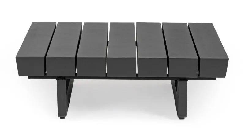 Discount Bizzotto TAVOLINO MODULARE IN ALLUMINIO ANTRACITE WG21 - INFINITY