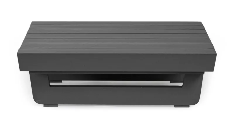 Discount Bizzotto TAVOLINO MODULARE IN ALLUMINIO ANTRACITE WG21 - INFINITY
