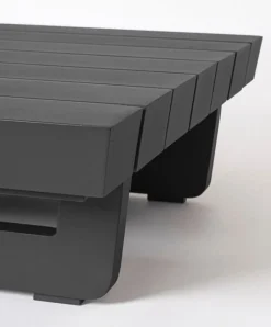 Discount Bizzotto TAVOLINO MODULARE IN ALLUMINIO ANTRACITE WG21 - INFINITY