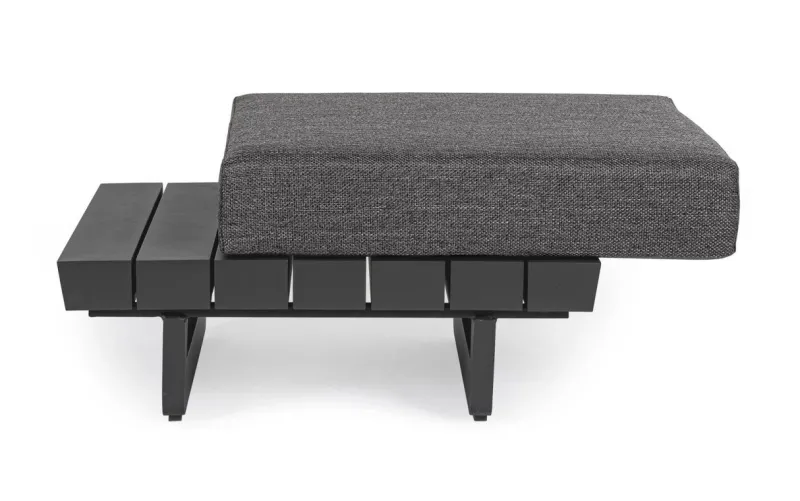 Discount Bizzotto TAVOLINO MODULARE IN ALLUMINIO ANTRACITE WG21 - INFINITY